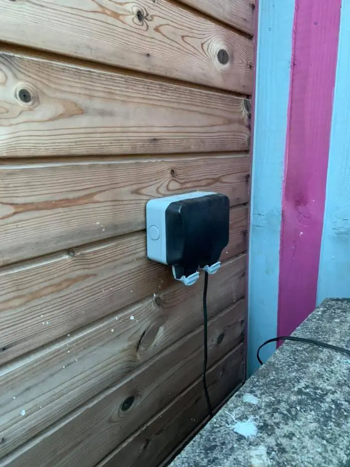 outdoor electrical socket installation - L & W Electrical Ltd Outdoor electrical socket installation by L&W Electrical Ltd – professional electrician in Swansea ensuring safe exterior power connections.